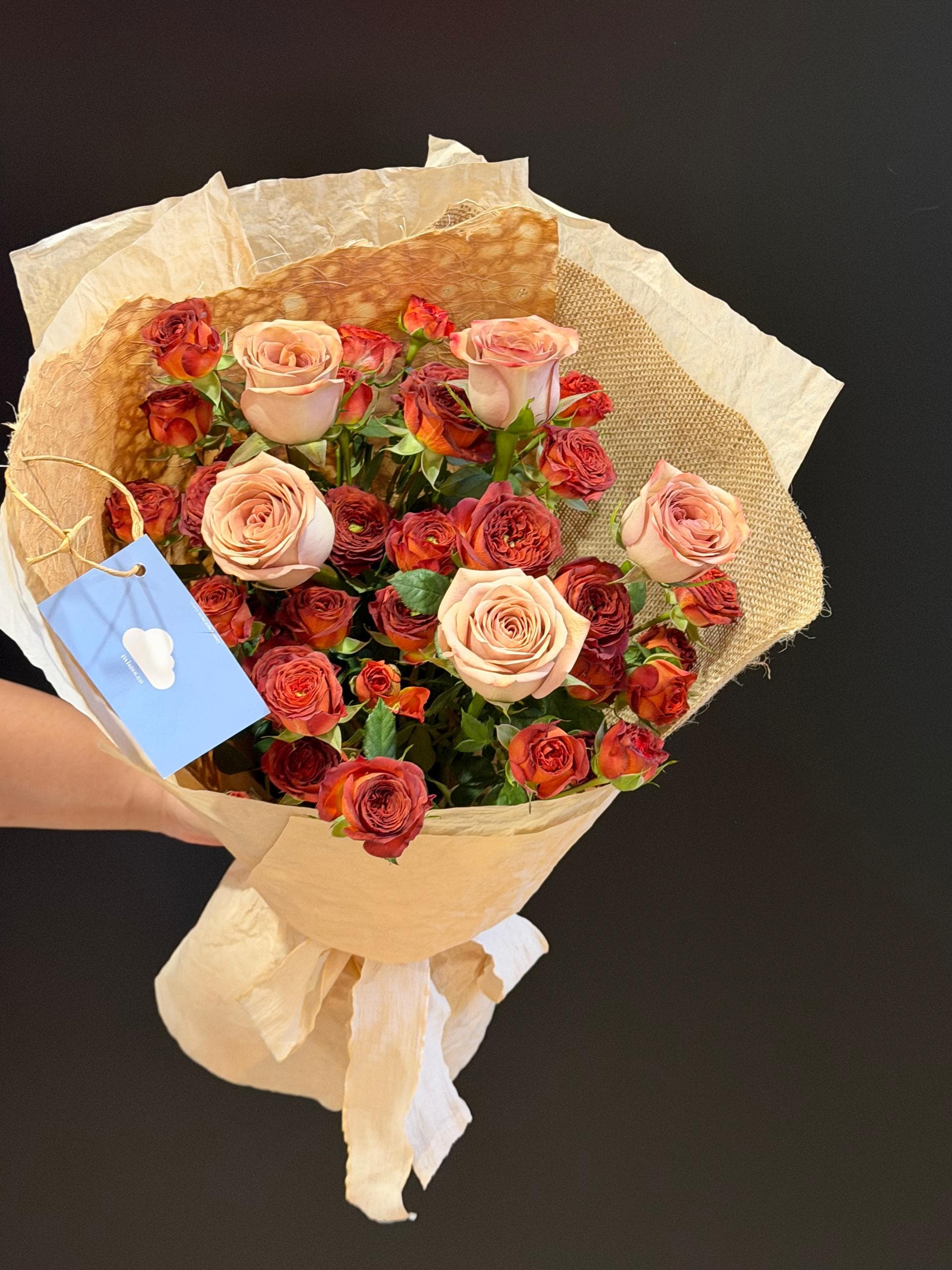 Cappuccino Rose Bouquet