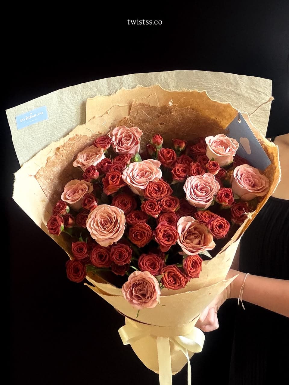 Vintage Cappuccino Flower Bouquet