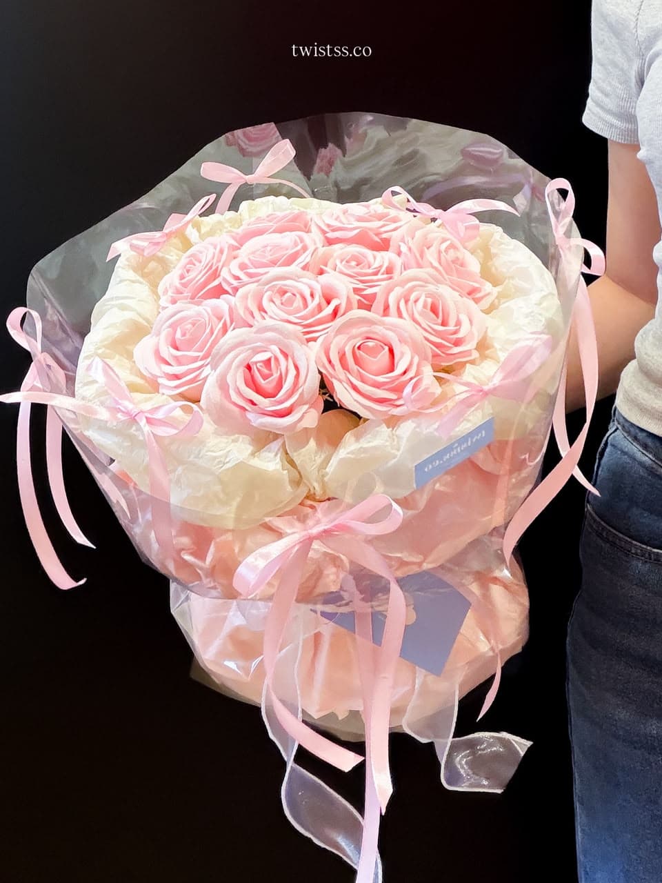 Pink Fluffy Cloud Flower Bouquet